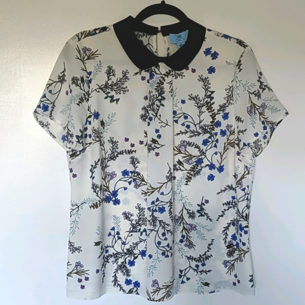 CeCe Floral Blouse